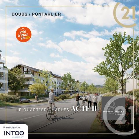 Appartement F3 à vendre  3 pièces - 62,74 m2 DOUBS - 25