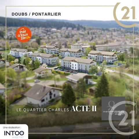 Appartement F3 à vendre  3 pièces - 62,74 m2 DOUBS - 25