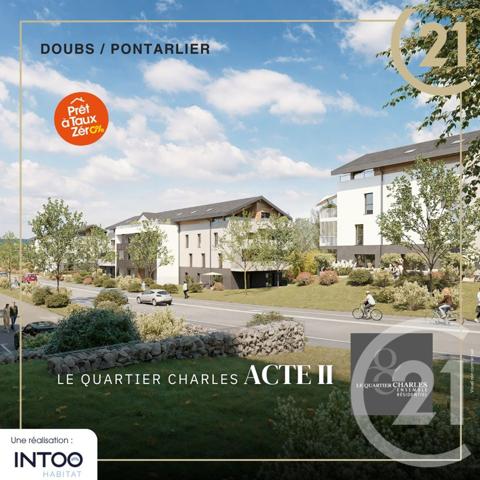 Appartement F3 à vendre  3 pièces - 62,74 m2 DOUBS - 25