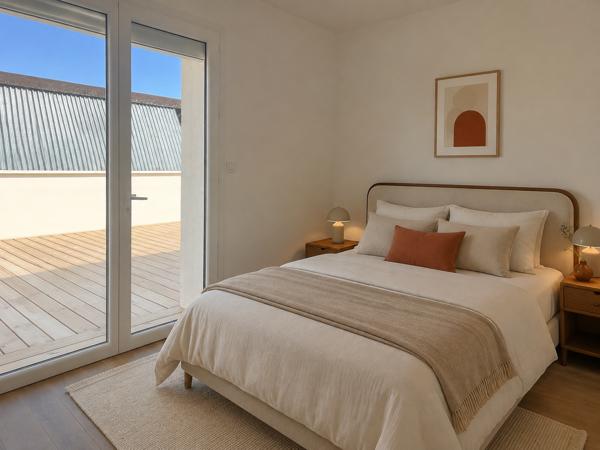 CHARTRONS-BASSENS A FLOT GRAND T5 DE 126M² renovation a neuf avec climatisation ET TERRASSE DE 62M²