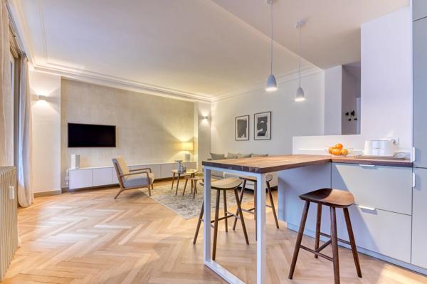 Lyon 6 - Puvis de Chavannes - Appartement meublé et rénové de 52,80 m² - Balcon - 1 Chambre
