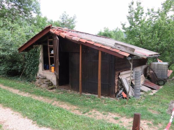 Dpt Ain (01), à vendre TORCIEU grangeon en pierres P2 d'environ 40 m² et terrain de 4362 m²
