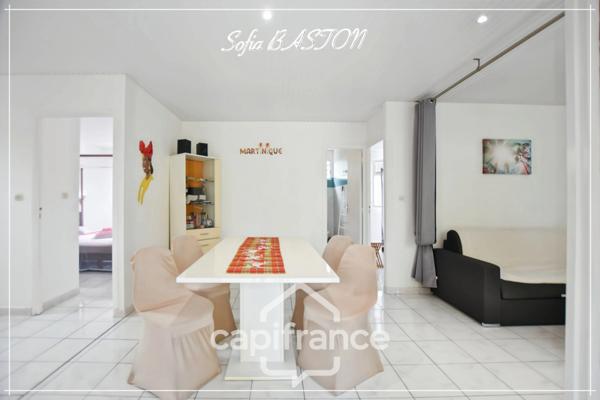 Les Trois-Îlets – Maison T3 de plain-pied - piscine – Plage à pied 68m² Hab. – Terrain 237m2 (972) - A vendre