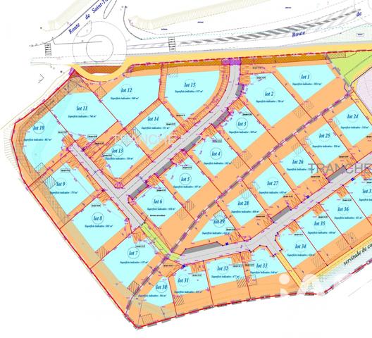 Terrain à vendre 795 m² Landerneau