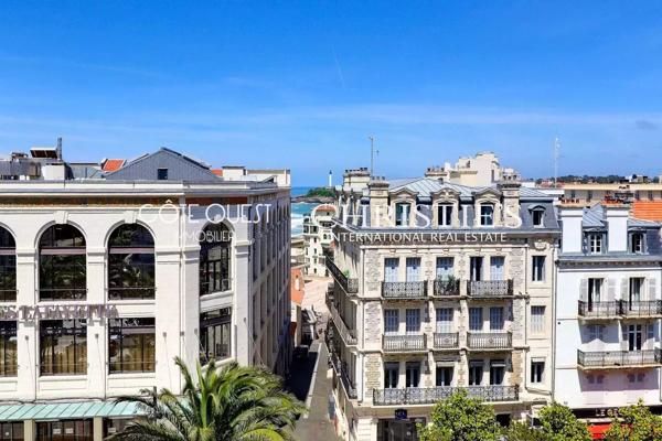 À vendre Biarritz - Appartement 3 pièces aperçu océan place Clemenceau