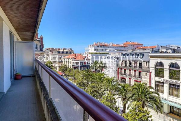 À vendre Biarritz - Appartement 3 pièces aperçu océan place Clemenceau