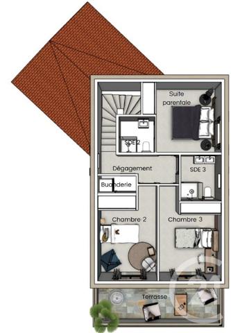 Maison à vendre  5 pièces - 135,90 m2 ST FLORENT - 202