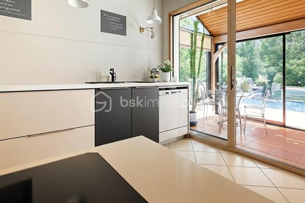 Vous recherchez espace, nature et tranquillité sans vis à vis et sans être isolé ?

Cette maison familiale est implantée dans un magnifique parc clos et arboré de 3 600 m² sans vis-à-vis, composé de superbes chênes centenaires, d’arbres fruitiers de différentes essences et de végétation variée, offrant un cadre de vie rare et paisible.
Situation idéale proche des commerces, écoles et services, avec accès rapide à l’A89.
Maison lumineuse et agréable à vivre
Belle pièce de vie d’environ 55 m² avec poêle à bois, ouverte sur une pergola.
Cuisine Schmidt récente avec accès véranda.

Au rez-de-chaussée :
• 1 chambre avec vue et accès piscine
• salle de bain
• WC indépendant

À l’étage :
• 3 chambres
• salle d’eau avec WC
• petite pièce pouvant servir de bureau

Extérieurs
Belle piscine 8 × 4 sécurisée, entourée de dalles en pierre.
Terrasse semi-couverte devant la piscine idéale pour les repas en extérieur.
Le parc arboré avec chênes centenaires et arbres fruitiers offre un environnement naturel exceptionnel.
Un puits fonctionnel permet l’arrosage du jardin et l’alimentation de la piscine.

Confort et dépendances
• Menuiseries aluminium extérieur / bois intérieur
• Volets aluminium isolés
• Chaudière à condensation
• Ballon solaire
• Poêle à bois
• Portail électrique et visiophone

Deux garages complètent l’ensemble :
• Garage 35 m² avec mezzanine
• Garage 21 m² aménageable en studio ou bureau
Assainissement microstation conforme installée en 2025.

Les points forts
✔ Parc clos 3 600 m² sans vis-à-vis
✔ Chênes centenaires et arbres fruitiers
✔ Piscine et extérieurs soignés
✔ 4 chambres
✔ Potentiel studio indépendant
✔ Calme tout en restant proche des commodités
📞 Contactez-moi pour plus d’informations ou organiser une visite.