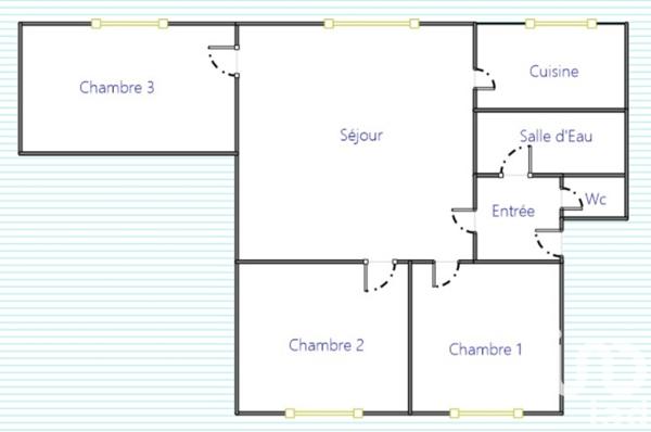 Appartement à vendre 4 pièces 64 m² Pantin