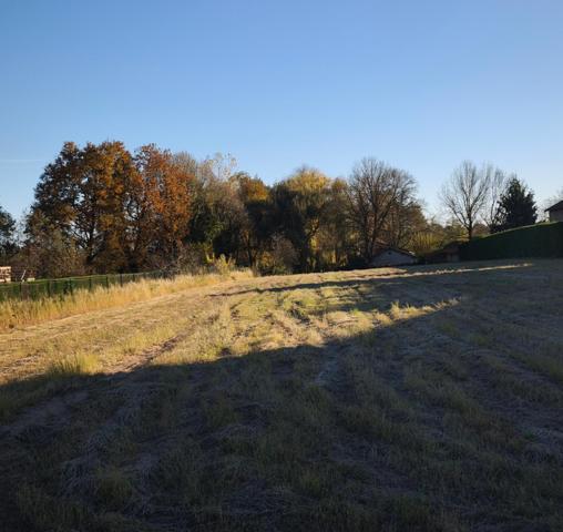 terrain  de 2528m², dont 538m² constructible sur la commune de Manziat