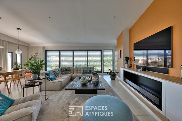 Penthouse d’exception avec vue et piscine suspendue