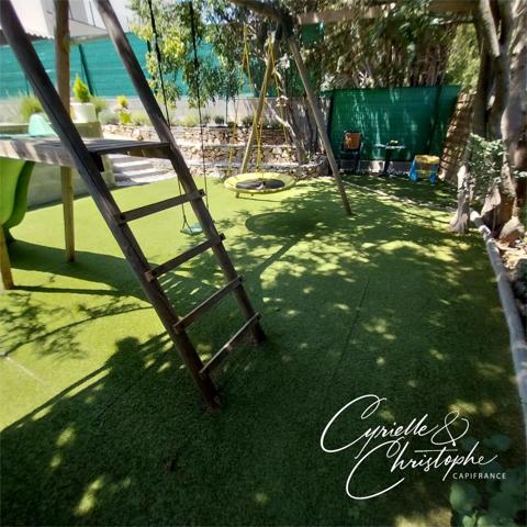 Dpt Hérault (34), à vendre à SAINT-ANDRE DE SANGONIS, villa moderne T5 de 104m² sur 501m² de terrain avec terrasse carrelée et piscine