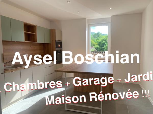 MAISON 86M2 -RENOVEE -JARDIN- GARAGE 2 VOITURES