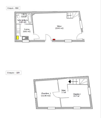 Jolie Maison 60 m² – 2 chambres – Cour – Parking – Berck-sur-Mer