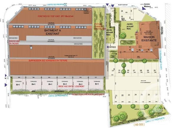 Appartement Duplex à vendre  3 pièces - 72 m2 TREVOUX - 01