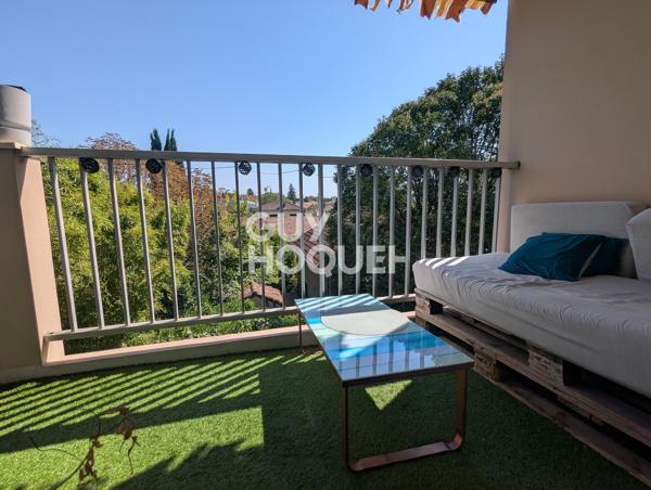 Côte Pavée (Tlse) - Grand appartement traversant à vendre de 3 pièces de 85 m² - terrasse - pkg