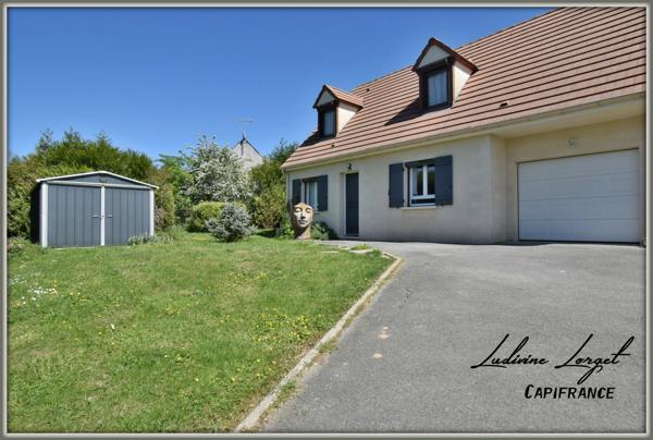 Maison traditionnelle de 2003 à vendre sans travaux à 5min de CHATEAU THIERRY (02) au pied de l’A4- 5 pièces-98 m²- vivable de plain-pied- 4 chambres (1 traversante)-Garage - Cabanon - Terrain 1213m2