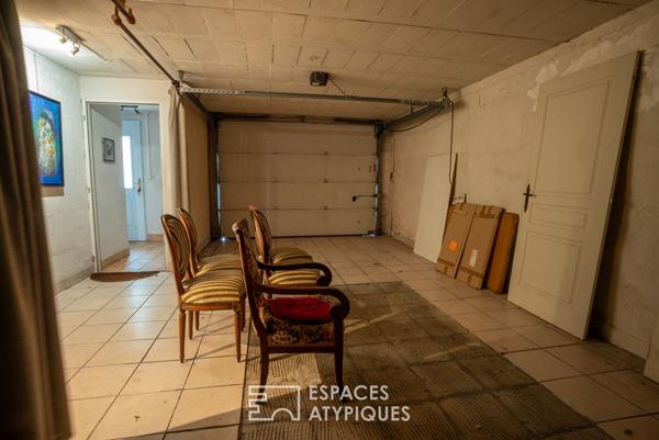Loft d’artiste lumineux avec terrasse et vue