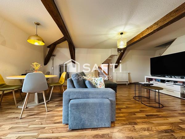 Coup de cœur, superbe duplex 4 pièces à HILSENHEIM