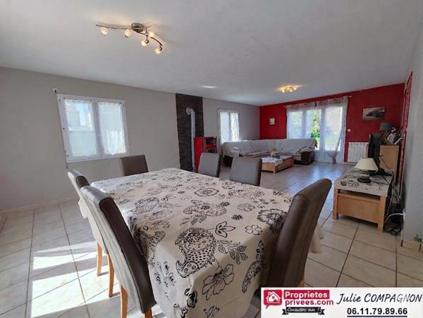 Maison familiale de 145 m² env. avec 4 chambres, garage et grand jardin