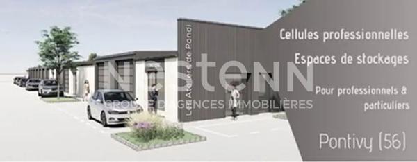 A vendre - cellules d'activité Pontivy à partir de 75 m2