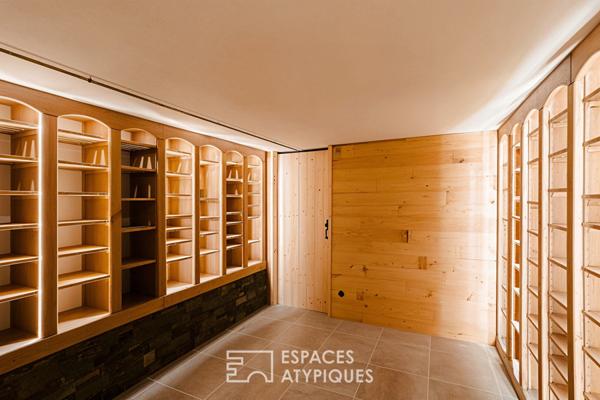 Maison contemporaine et horizon marin