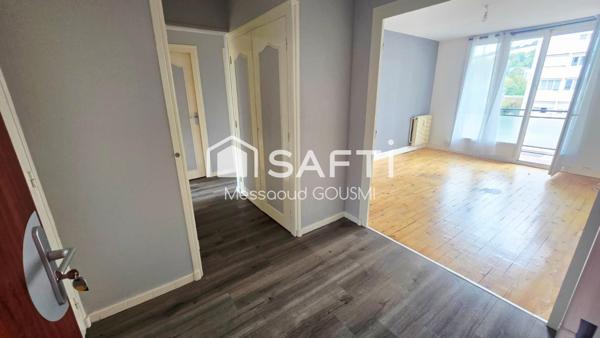 T3 – 55,55 m² – 2 balcons – 2ème étage avec Ascenseur – Cave