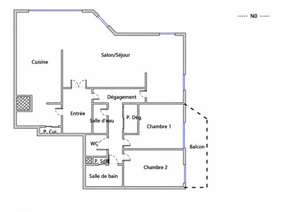 Appartement à vendre 4 pièces 84 m² Bagnolet