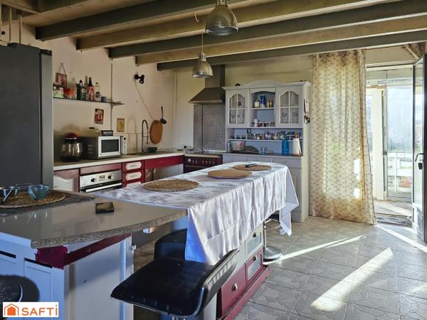 Maison 100 m² ,4 chambres, terrain 1000m² (71620)