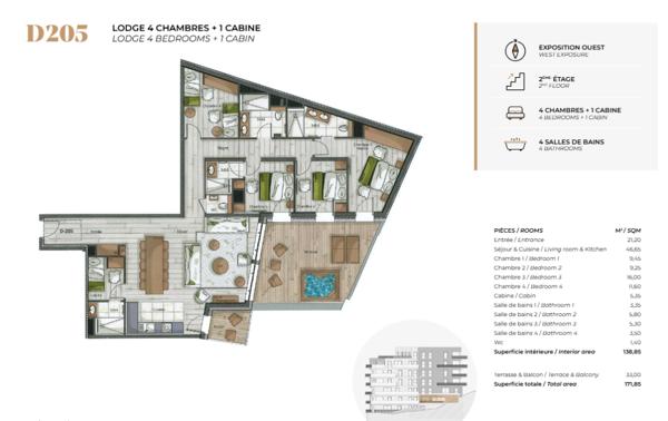 Appartement à vendre à Tignes (73320) - Savoie