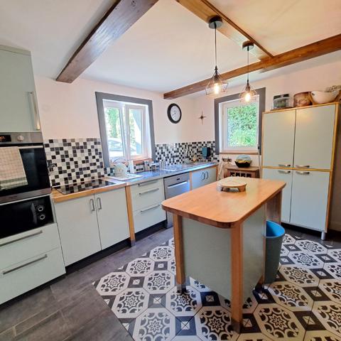 A VENDRE MAISON 2 APPARTEMENTS VILLENEUVE D'OLMES AVEC JARDIN