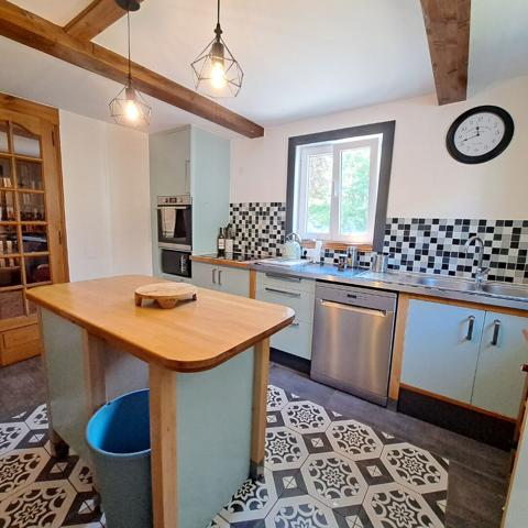 A VENDRE MAISON 2 APPARTEMENTS VILLENEUVE D'OLMES AVEC JARDIN