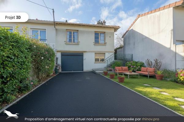 Maison à vendre |                                       Argenteuil |                                        3 pièces  |  61 m²