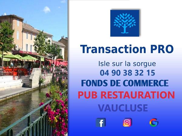 Achat fonds de commerce L'Isle-sur-la-Sorgue - 150 m² - 695 500 €