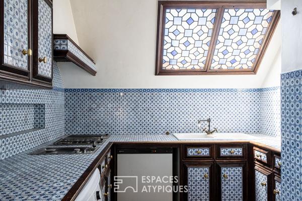 Duplex en dernier étage à réinterpréter avec terrasses et vues Sacré-Coeur – Quartier Jules Joffin