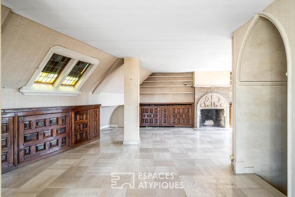 Duplex en dernier étage à réinterpréter avec terrasses et vues Sacré-Coeur – Quartier Jules Joffin