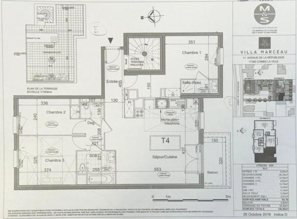 Location Appartement 5 pièces 85 m2 à Combs-la-Ville