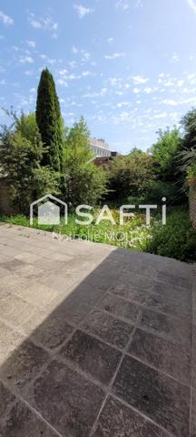 Grande maison de ville atypique T6 avec terrasse, jardin et combles aménageables