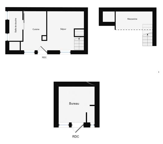PUTEAUX/ CENTRE VILLE Maison de ville 36 m² avec cave