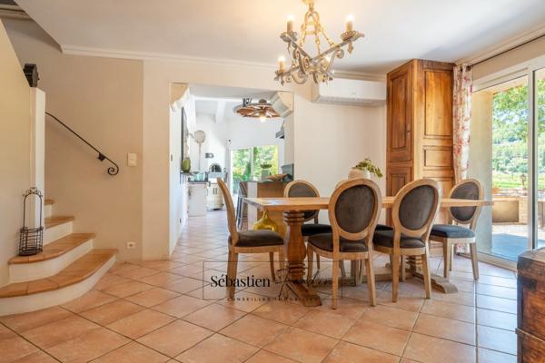 Maison à vendre 8 pièces LA CADIERE D'AZUR (83) - 2 logements - grande piscine - vue panoramique - grande parcelle - calme - nombreuses annexes
