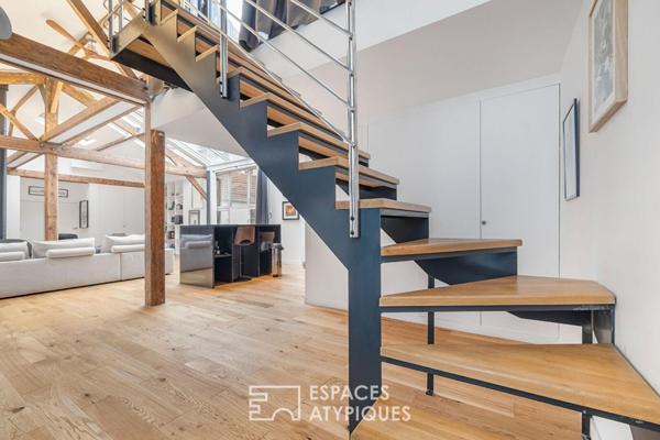 Maison esprit loft avec terrasse