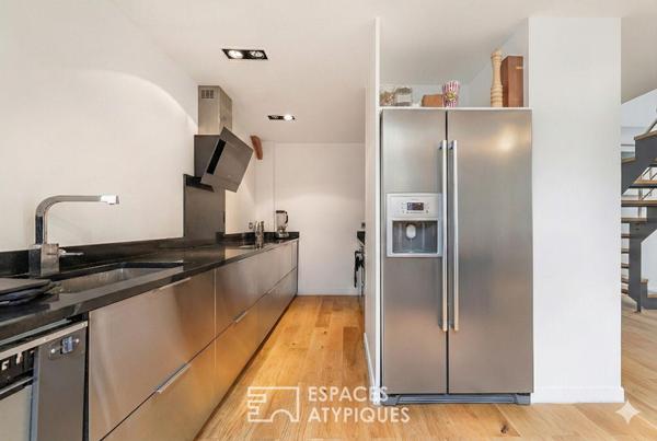 Maison esprit loft avec terrasse