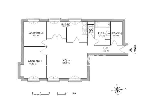 Location Appartement 4 pièces 67 m² - 21 RUE STE CROIX DES PELLETIER Rouen 76000