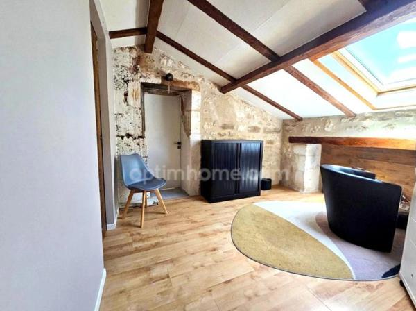 Maison en pierre atypique de 122 m² 3 chambres et 1 bureau au bord de la « Touvre »– Coup de cœur assuré à MAGNAC SUR TOUVRE (16)