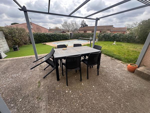 Maison plain pied avec piscine à TREBES proche CARCASSONNE