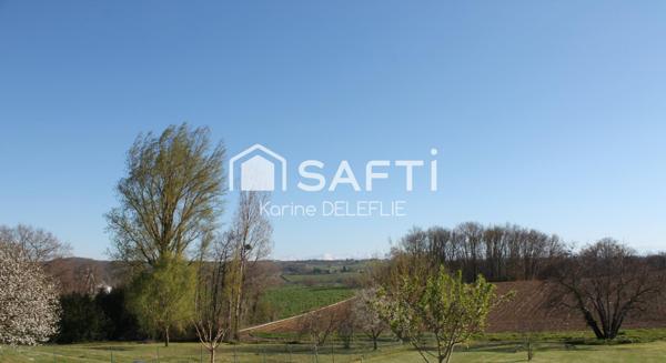 Villa 90m2 sur un terrain arboré de 2500m2
