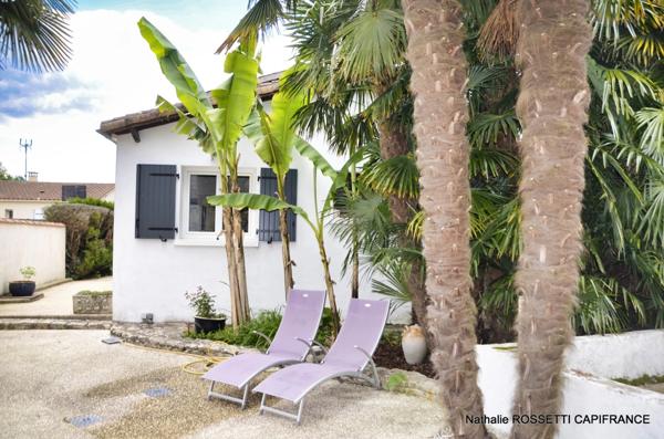 Maison à vendre 6 pièces LA GREVE SUR MIGNON (17)Maison de charme avec jardin paysagé et dépendance – 133 m² habitables sur 947 m² de terrain