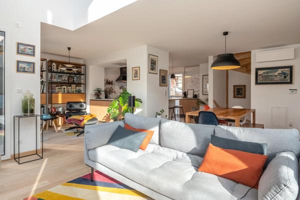 Lyon 8ème - Appartement de 116,58 m² - 3 Chambres - 2 Terrasses - Garage
