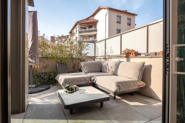 Lyon 8ème - Appartement de 116,58 m² - 3 Chambres - 2 Terrasses - Garage