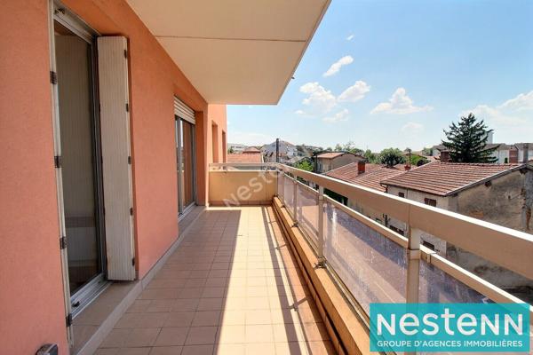 Décines Centre - Appartement T3 de 63m² avec terrasse, garage et cave au coeur de toutes les commodités !